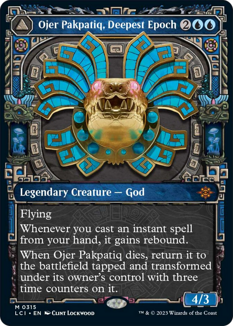 Ojer Pakpatiq, Deepest Epoch // Temple of Cyclical Time (Showcase) [The Lost Caverns of Ixalan] | Exor Games Truro