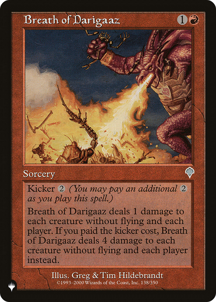 Breath of Darigaaz [The List Reprints] | Exor Games Truro