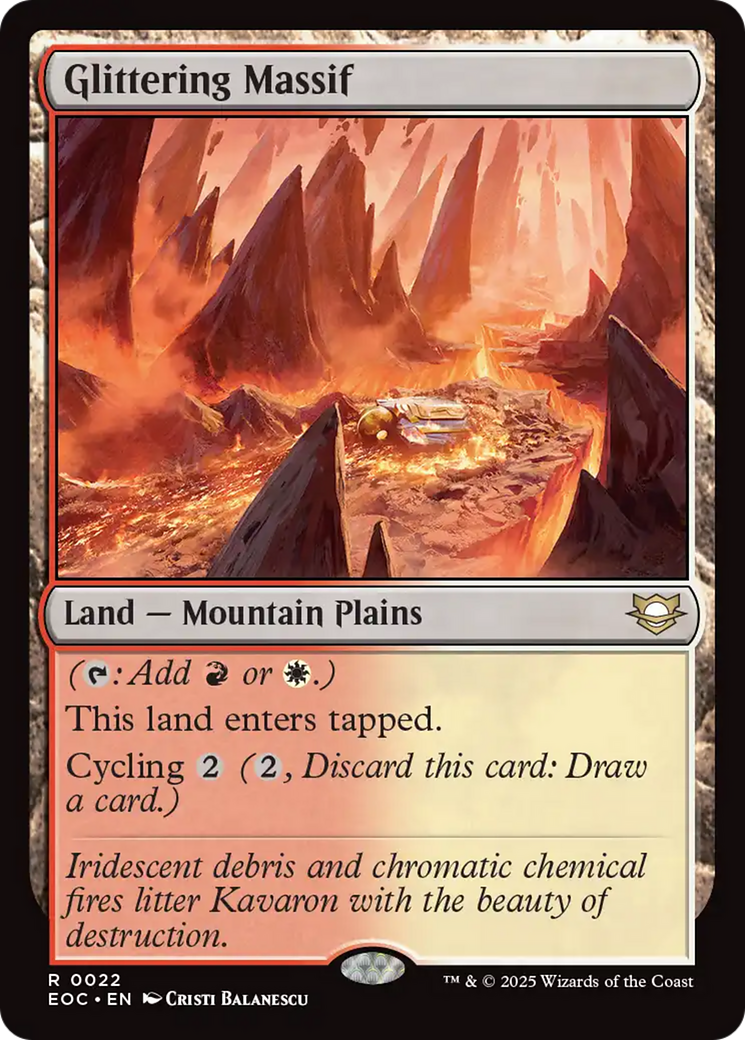 Glittering Massif [Edge of Eternities Commander] | Exor Games Truro
