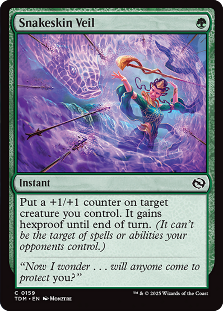Snakeskin Veil [Tarkir: Dragonstorm] | Exor Games Truro