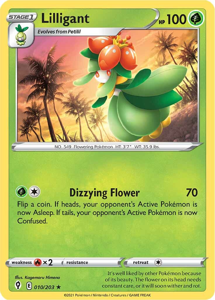 Lilligant (010/203) [Sword & Shield: Evolving Skies] | Exor Games Truro