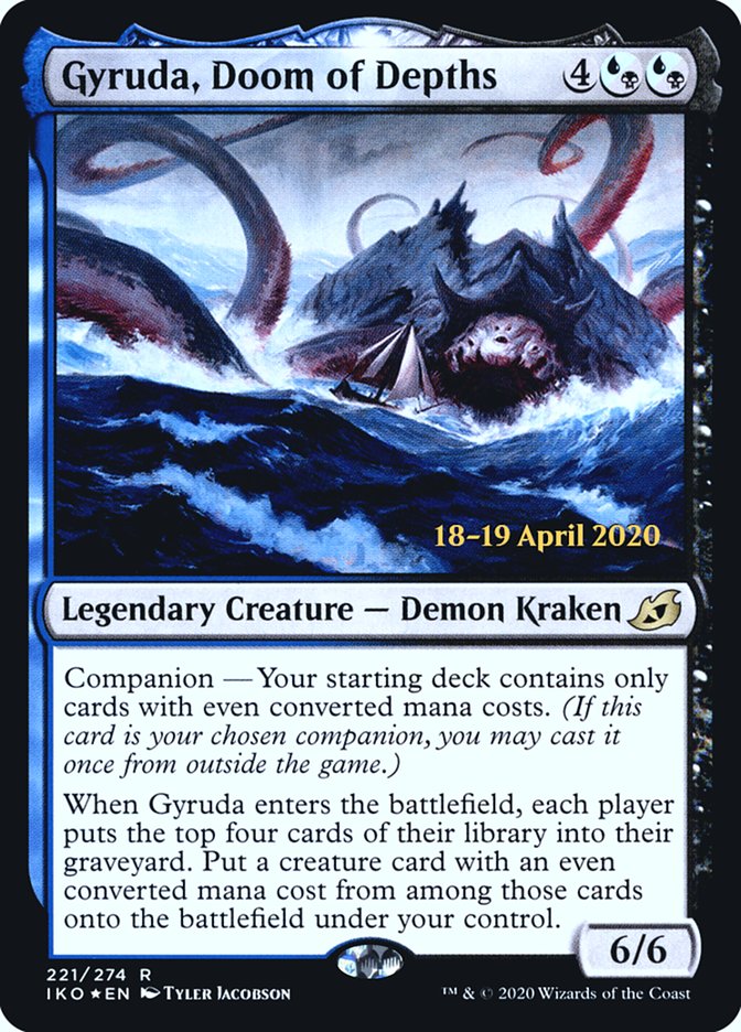 Gyruda, Doom of Depths [Ikoria: Lair of Behemoths Prerelease Promos] | Exor Games Truro