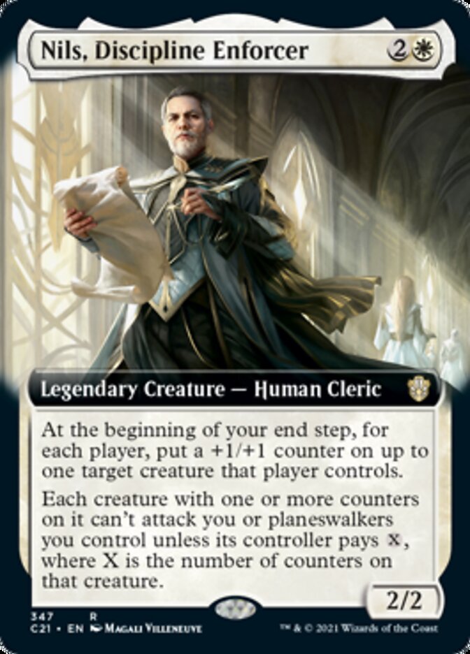 Nils, Discipline Enforcer (Extended Art) [Commander 2021] | Exor Games Truro