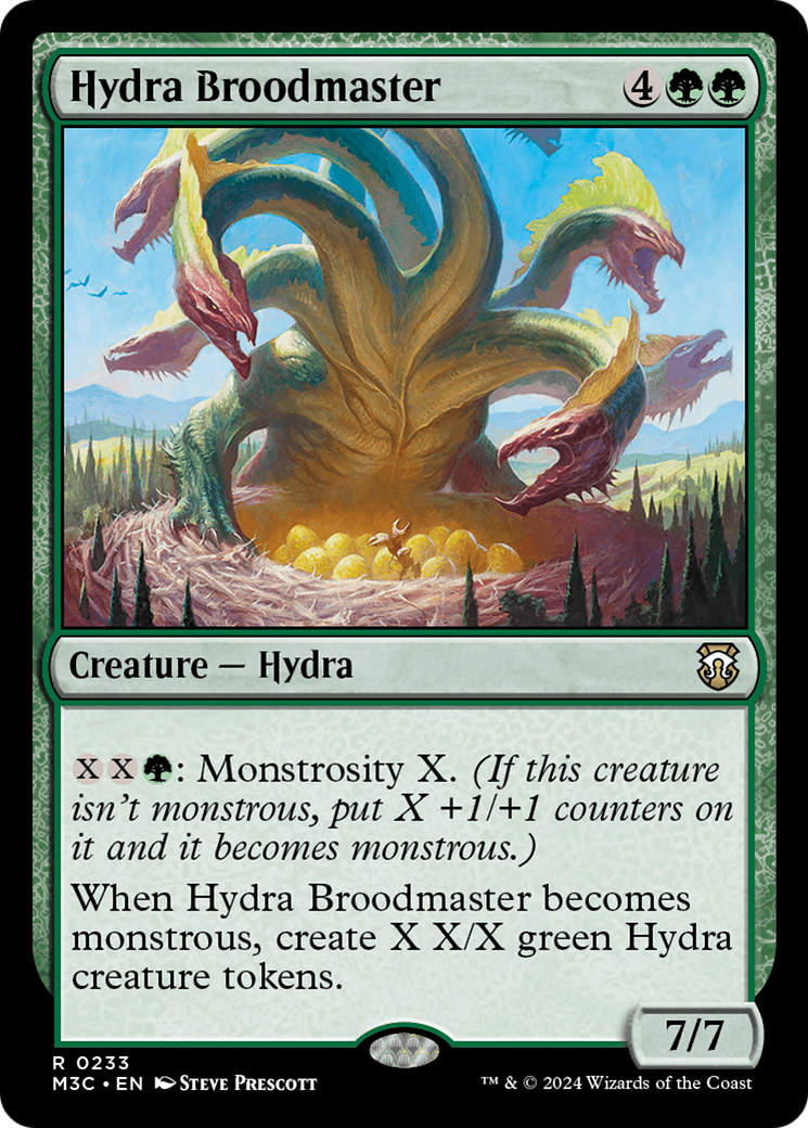 Hydra Broodmaster (Ripple Foil) [Modern Horizons 3 Commander] | Exor Games Truro