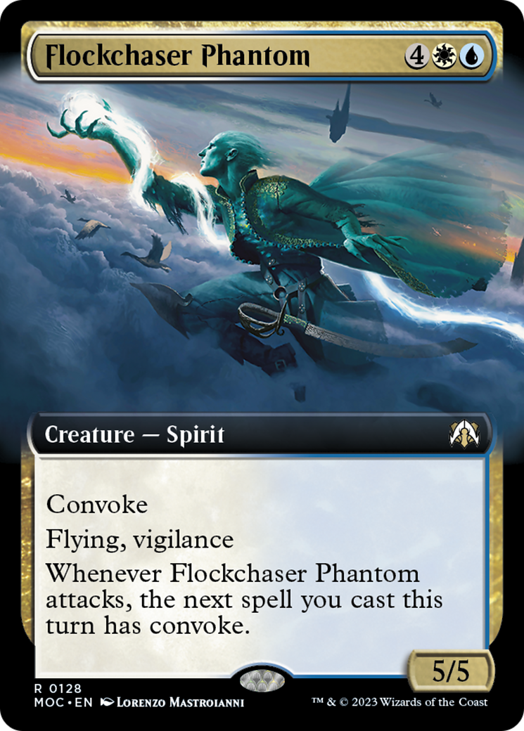 Flockchaser Phantom (Extended Art) [March of the Machine Commander] | Exor Games Truro