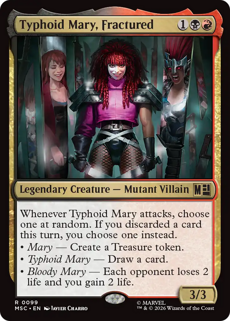 Typhoid Mary, Fractured (Surge Foil) [Marvel Super Heroes Commander] | Exor Games Truro
