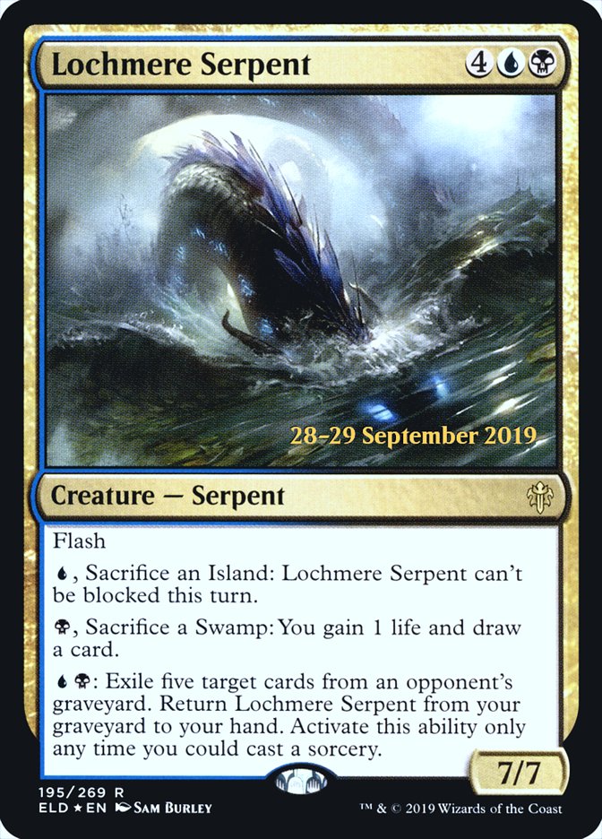 Lochmere Serpent [Throne of Eldraine Prerelease Promos] | Exor Games Truro
