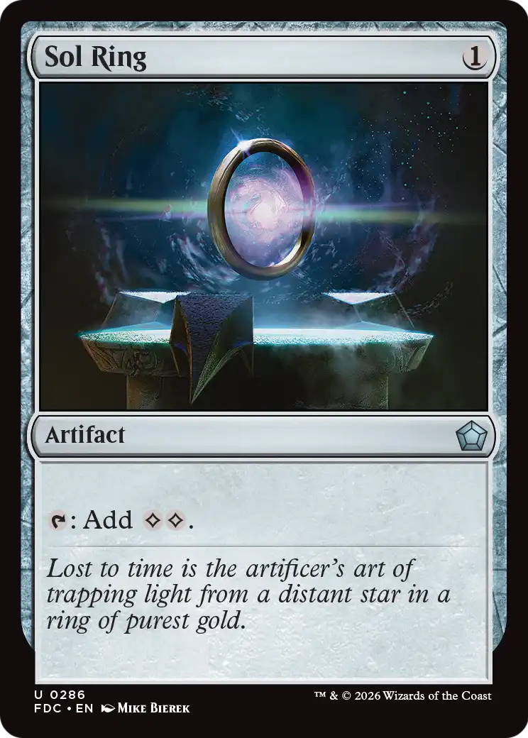 Sol Ring (0286) [Foundations Commander] | Exor Games Truro