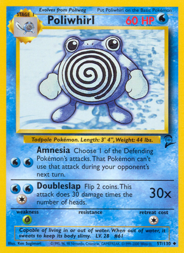 Poliwhirl (57/130) [Base Set 2] | Exor Games Truro