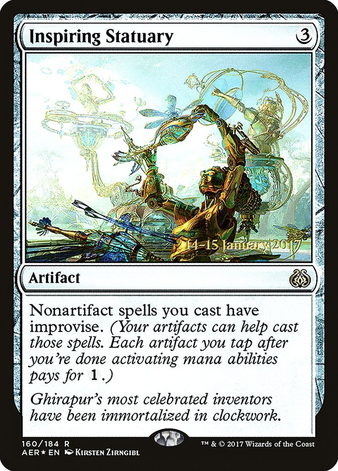 Inspiring Statuary [Aether Revolt Prerelease Promos] | Exor Games Truro