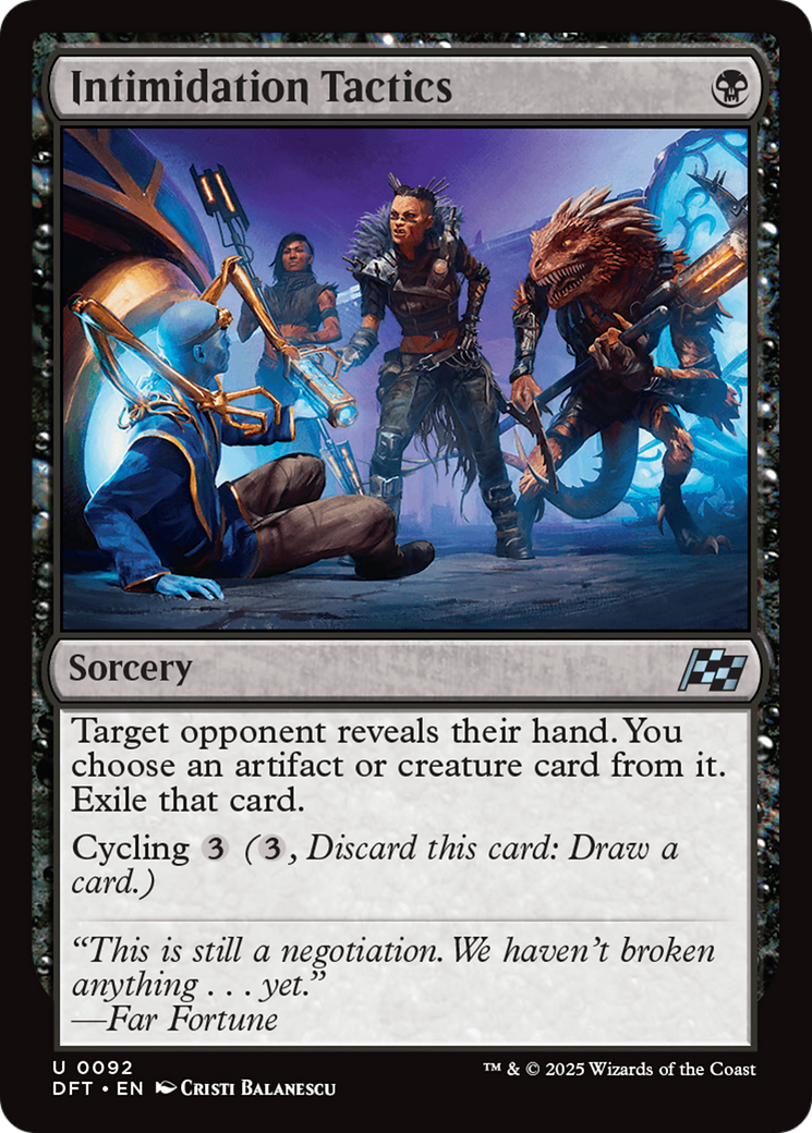 Intimidation Tactics [Aetherdrift] | Exor Games Truro