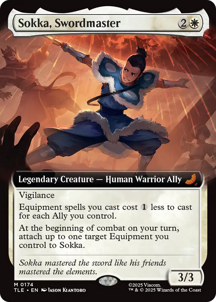 Sokka, Swordmaster (Extended Art) [Avatar: The Last Airbender: Eternal-Legal] | Exor Games Truro