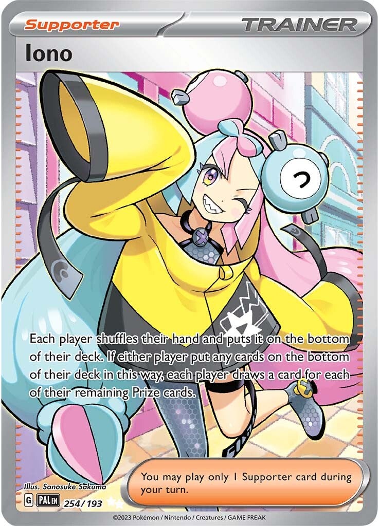 Iono (254/193) [Scarlet & Violet: Paldea Evolved] | Exor Games Truro