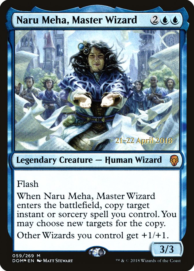 Naru Meha, Master Wizard [Dominaria Prerelease Promos] | Exor Games Truro