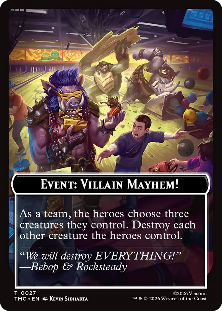 Event: Villain Mayhem! [Teenage Mutant Ninja Turtles Commander Tokens] | Exor Games Truro
