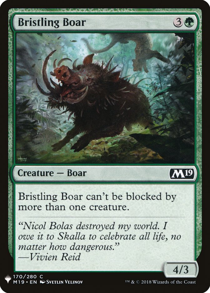 Bristling Boar [Mystery Booster] | Exor Games Truro