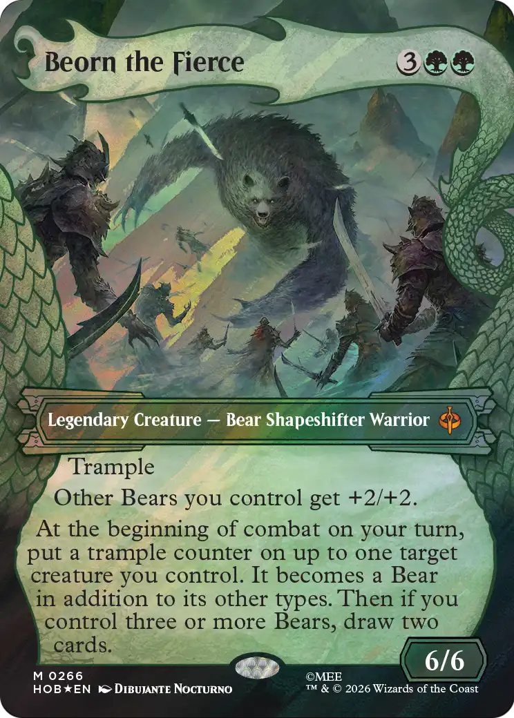 Beorn the Fierce (Showcase) (Surge Foil) [The Hobbit] | Exor Games Truro