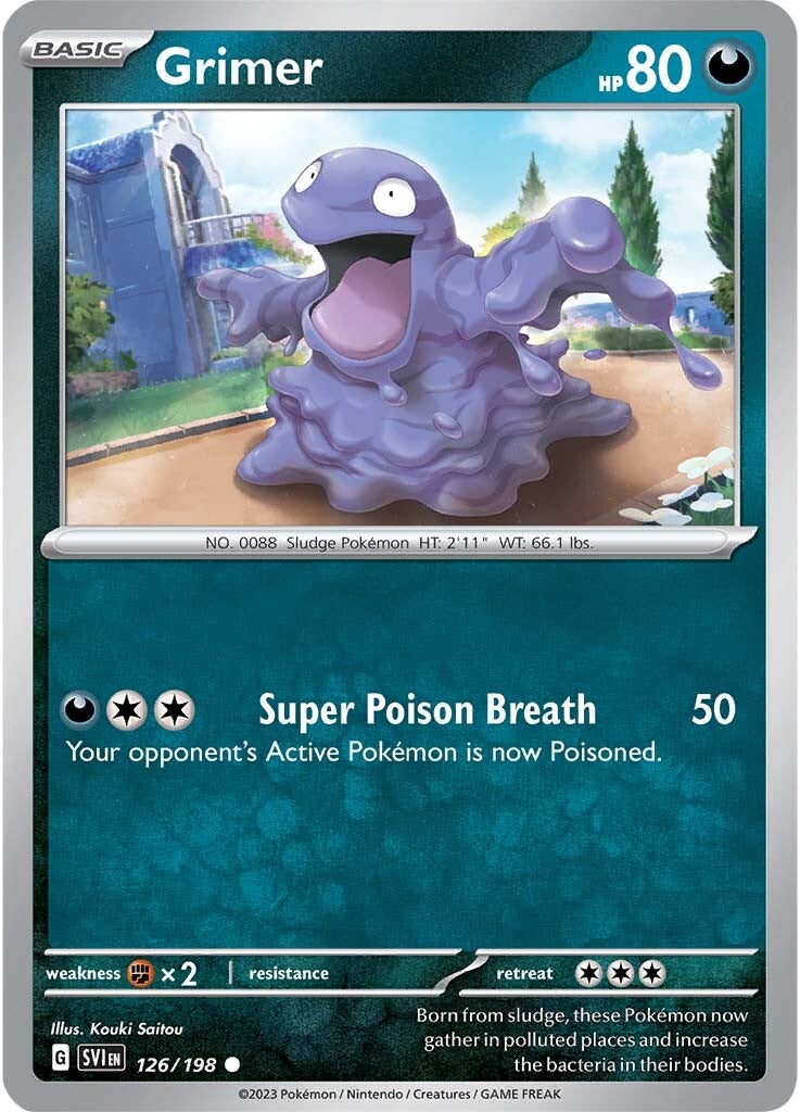 Grimer (126/198) [Scarlet & Violet: Base Set] | Exor Games Truro