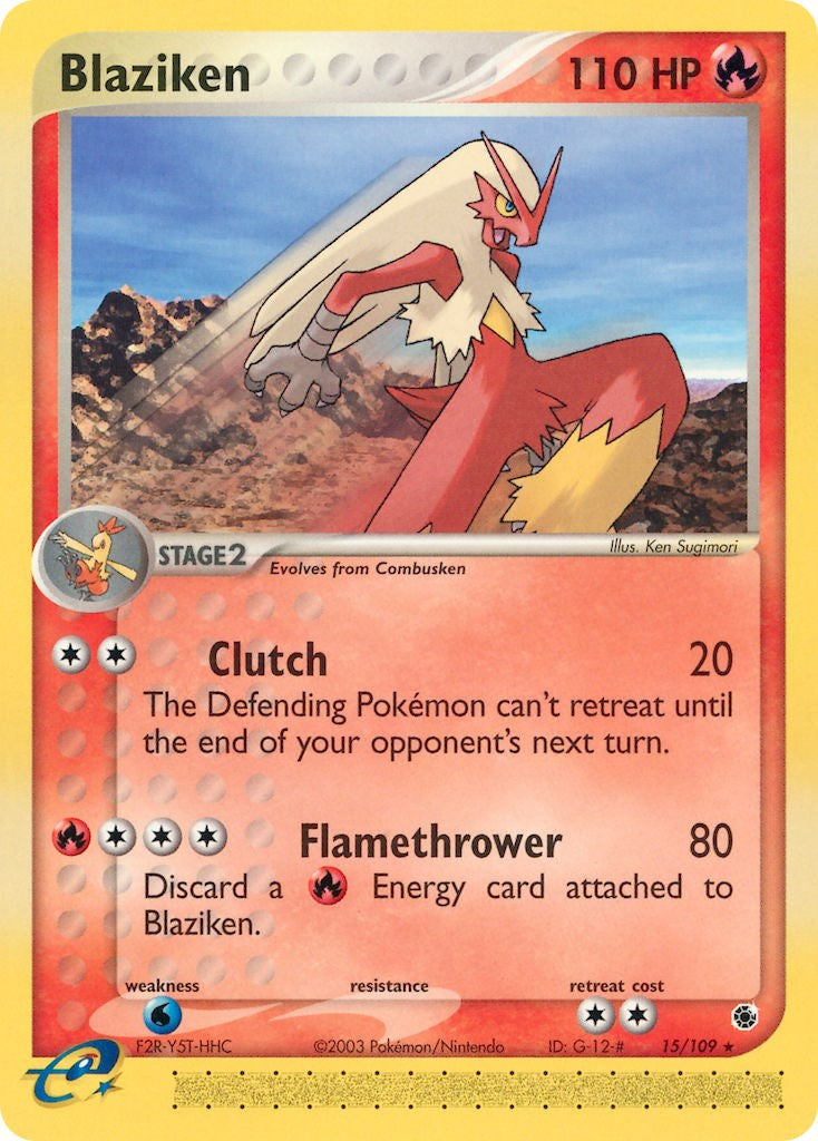 Blaziken (15/109) [EX: Ruby & Sapphire] | Exor Games Truro