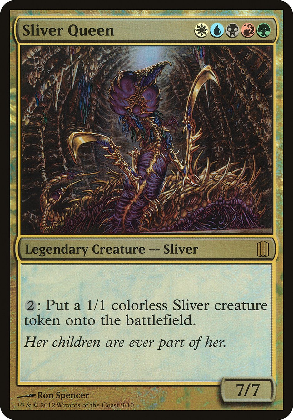 Sliver Queen (Oversized) [Commander's Arsenal Oversized] | Exor Games Truro