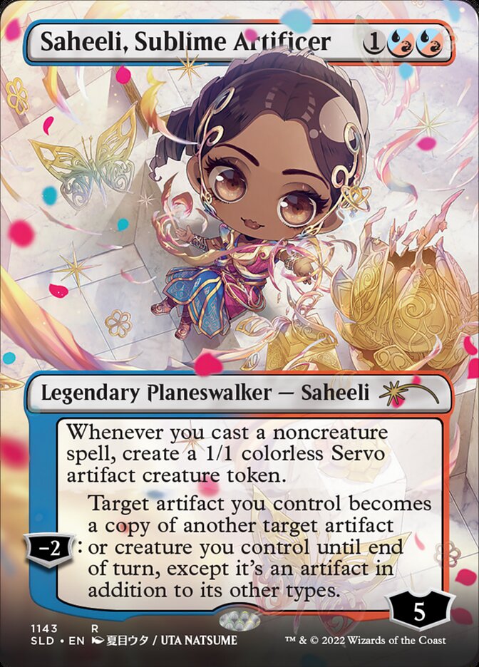 Saheeli, Sublime Artificer (Borderless) [Secret Lair Drop Series] | Exor Games Truro