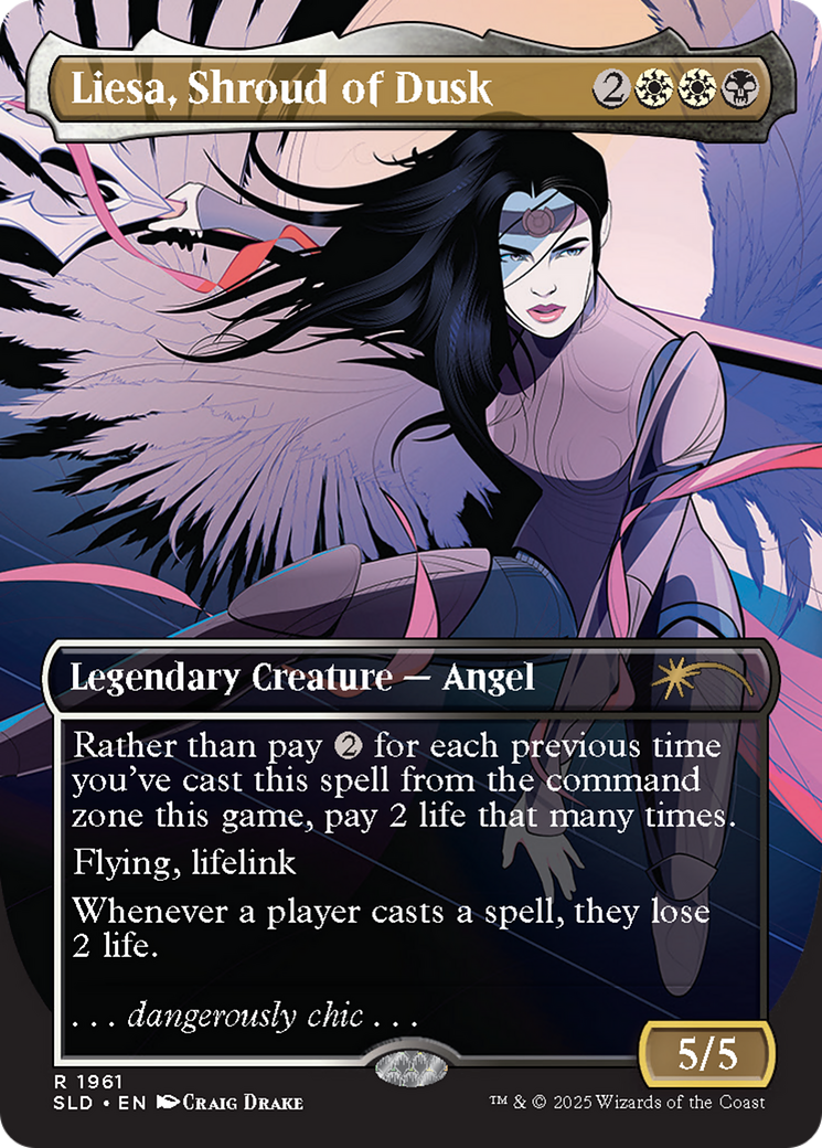Liesa, Shroud of Dusk (Rainbow Foil) [Secret Lair Drop Series] | Exor Games Truro