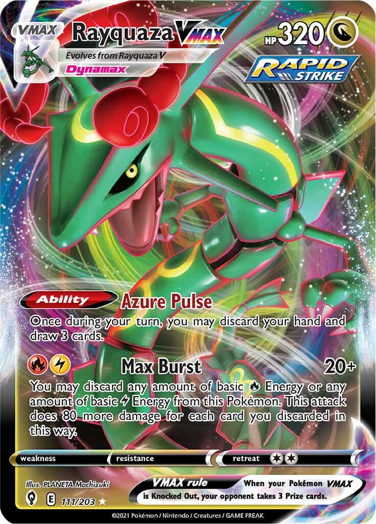 Rayquaza VMAX (111/203) [Sword & Shield: Evolving Skies] | Exor Games Truro