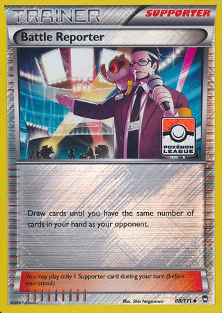 Battle Reporter (88/111) (League Promo) [XY: Furious Fists] | Exor Games Truro