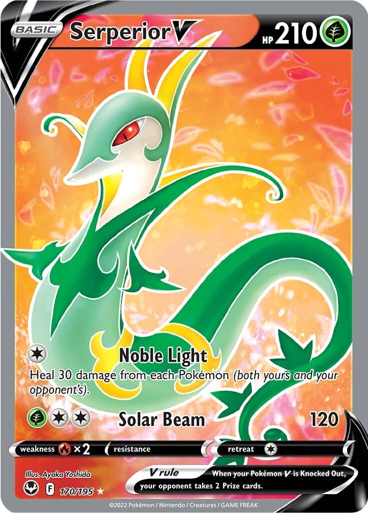 Serperior V (170/195) [Sword & Shield: Silver Tempest] | Exor Games Truro