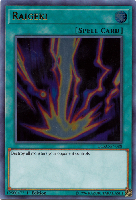 Raigeki [LCKC-EN088] Ultra Rare | Exor Games Truro