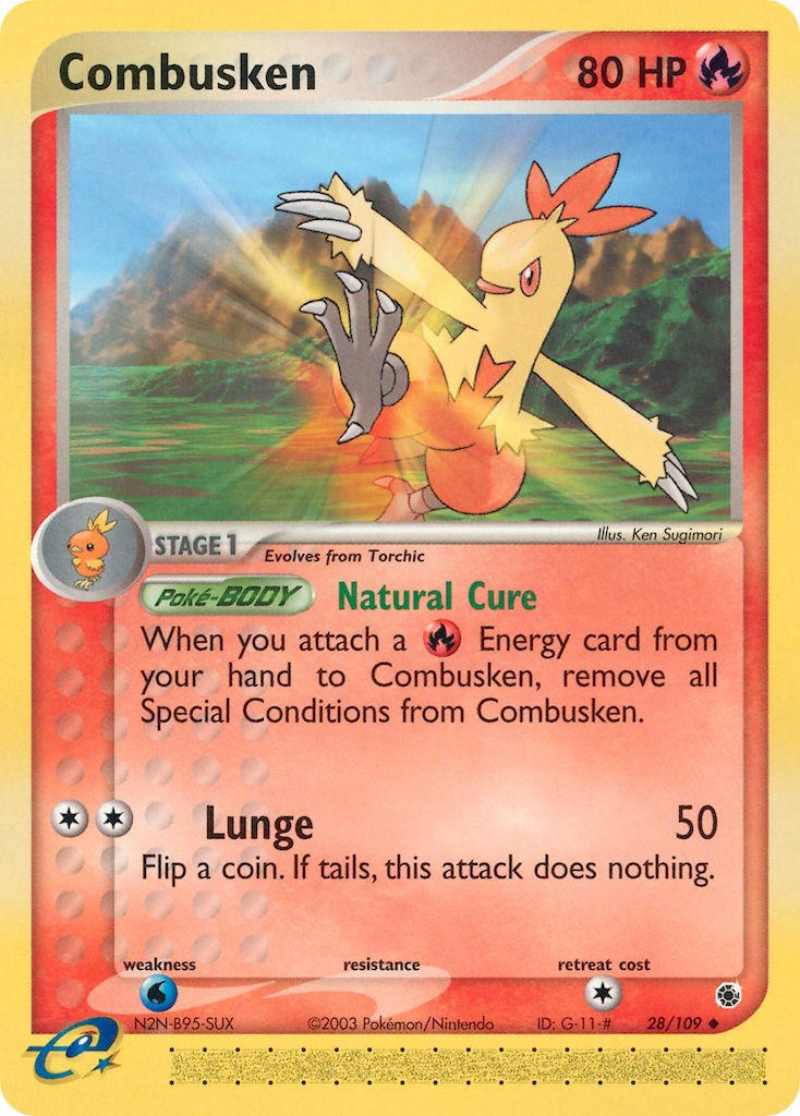 Combusken (28/109) [EX: Ruby & Sapphire] | Exor Games Truro
