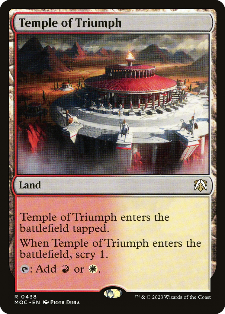 Temple of Triumph [March of the Machine Commander] | Exor Games Truro