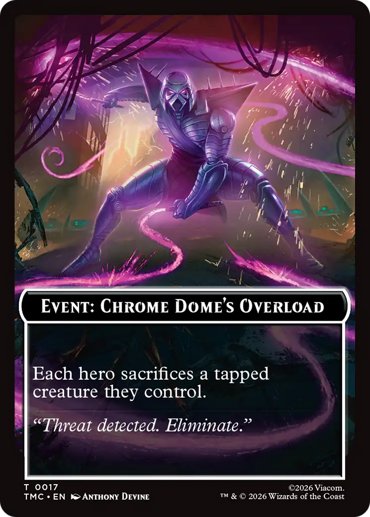 Event: Chrome Dome's Overload [Teenage Mutant Ninja Turtles Commander Tokens] | Exor Games Truro