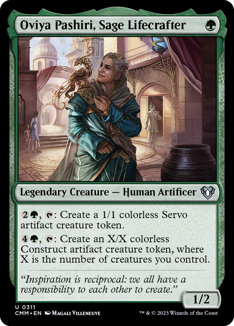 Oviya Pashiri, Sage Lifecrafter [Commander Masters] | Exor Games Truro