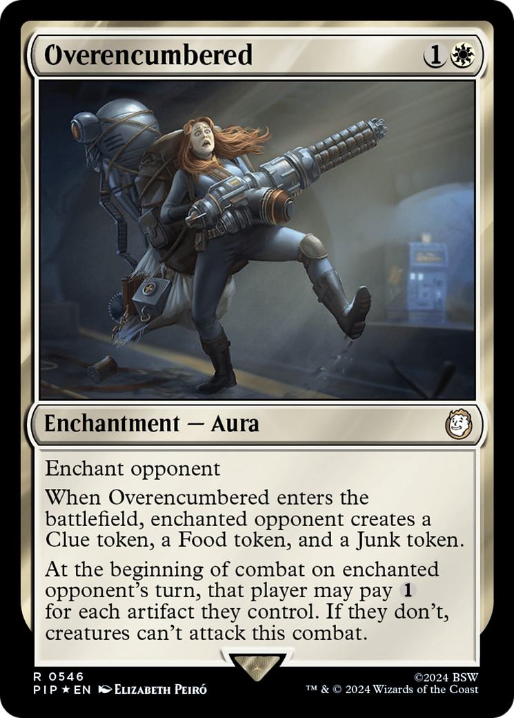 Overencumbered (Surge Foil) [Fallout] | Exor Games Truro
