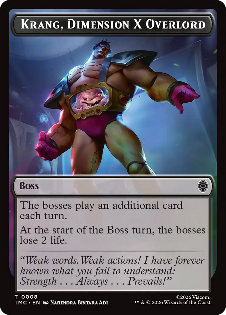 Krang, Dimension X Overlord [Teenage Mutant Ninja Turtles Commander Tokens] | Exor Games Truro