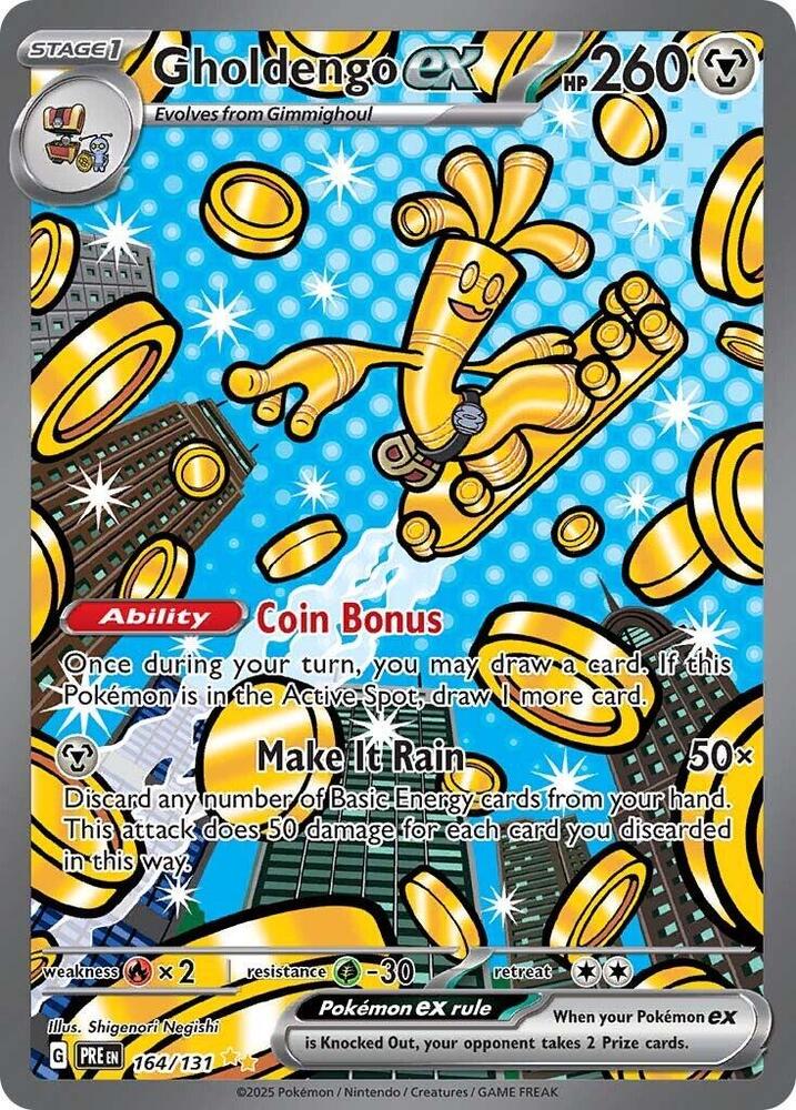 Gholdengo ex (164/131) [Scarlet & Violet: Prismatic Evolutions] | Exor Games Truro