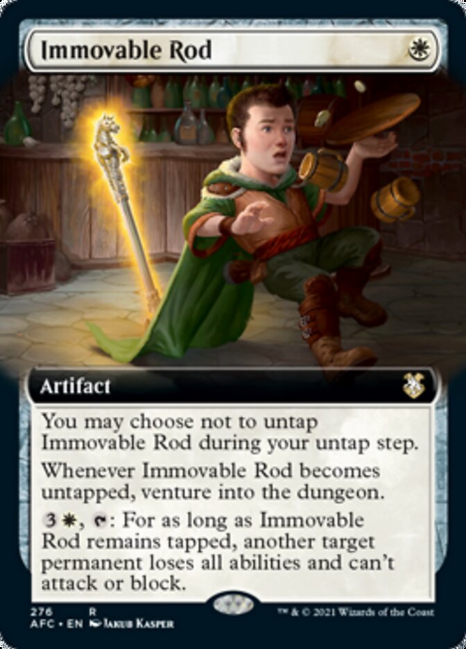 Immovable Rod (Extended Art) [Dungeons & Dragons: Adventures in the Forgotten Realms Commander] | Exor Games Truro