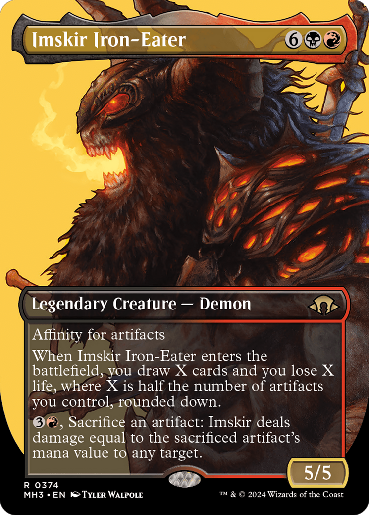 Imskir Iron-Eater (Borderless) [Modern Horizons 3] | Exor Games Truro