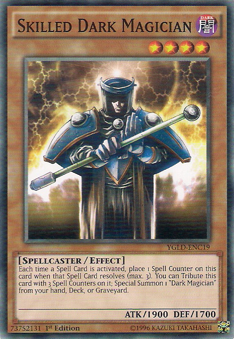 Skilled Dark Magician [YGLD-ENC19] Common | Exor Games Truro
