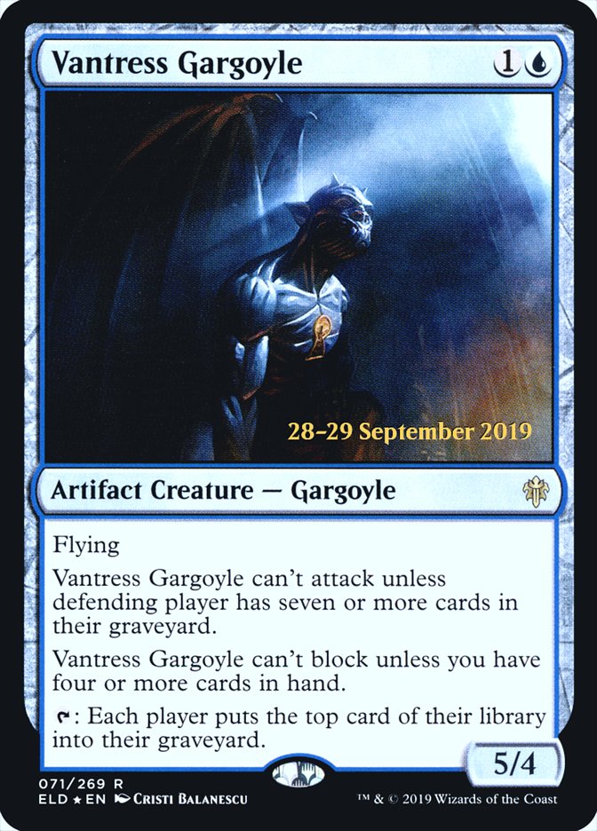 Vantress Gargoyle [Throne of Eldraine Prerelease Promos] | Exor Games Truro