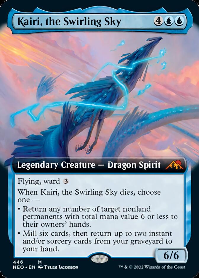 Kairi, the Swirling Sky (Extended Art) [Kamigawa: Neon Dynasty] | Exor Games Truro