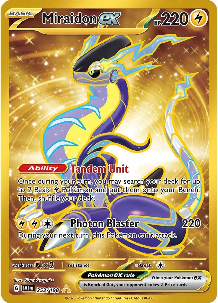 Miraidon ex (253/198) [Scarlet & Violet: Base Set] | Exor Games Truro