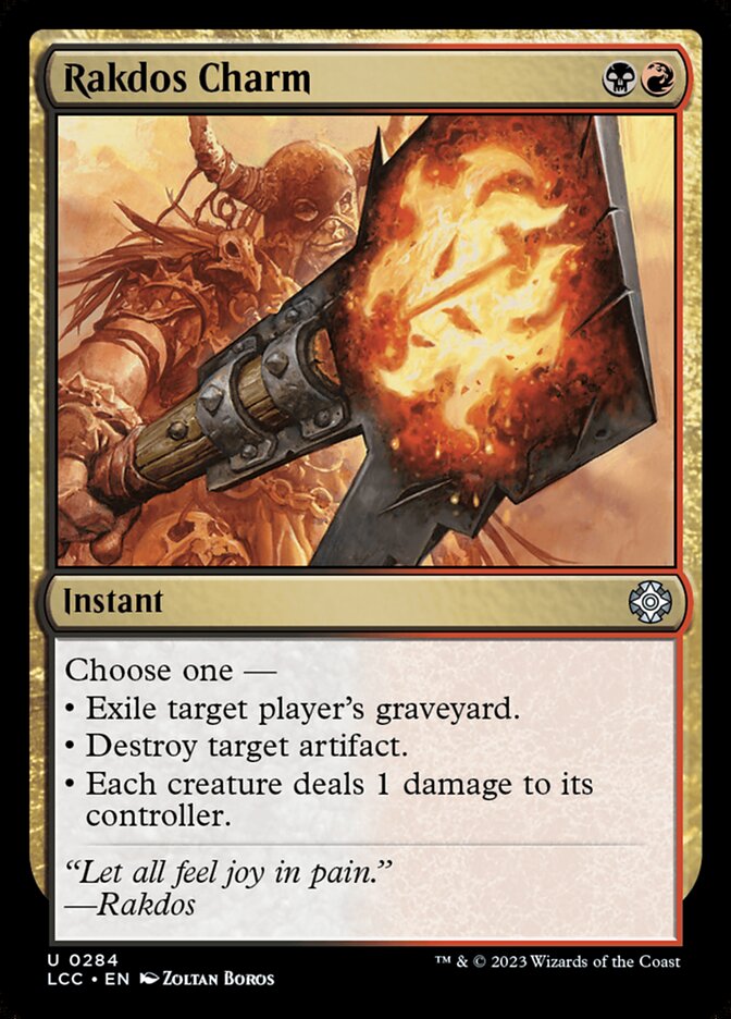 Rakdos Charm [The Lost Caverns of Ixalan Commander] | Exor Games Truro