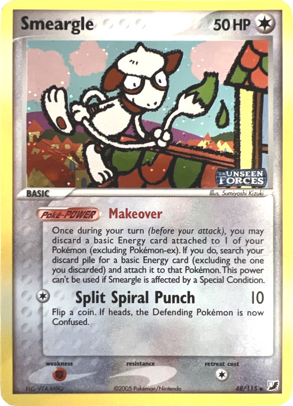 Smeargle (48/115) (Stamped) [EX: Unseen Forces] | Exor Games Truro