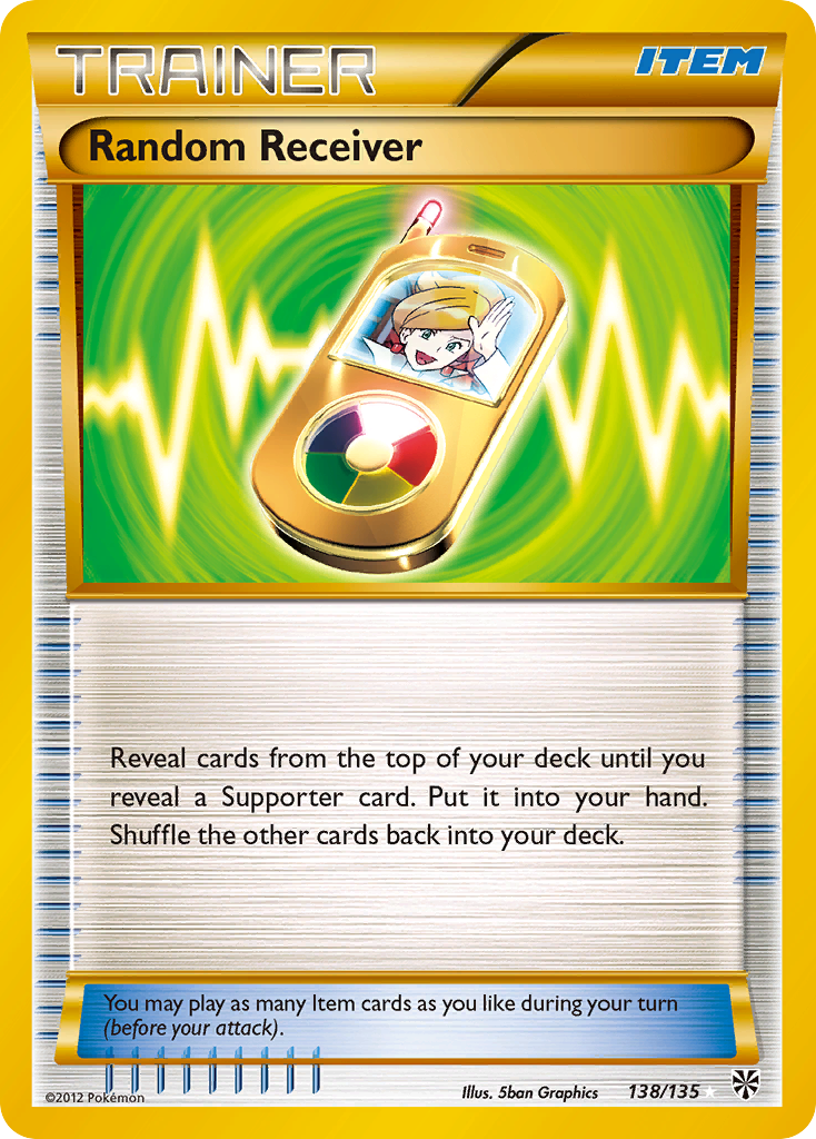 Random Receiver (138/135) [Black & White: Plasma Storm] | Exor Games Truro