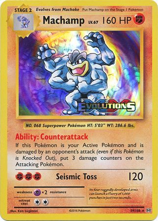 Machamp (59/108) (XY Evolutions Prerelease) [XY: Black Star Promos] | Exor Games Truro