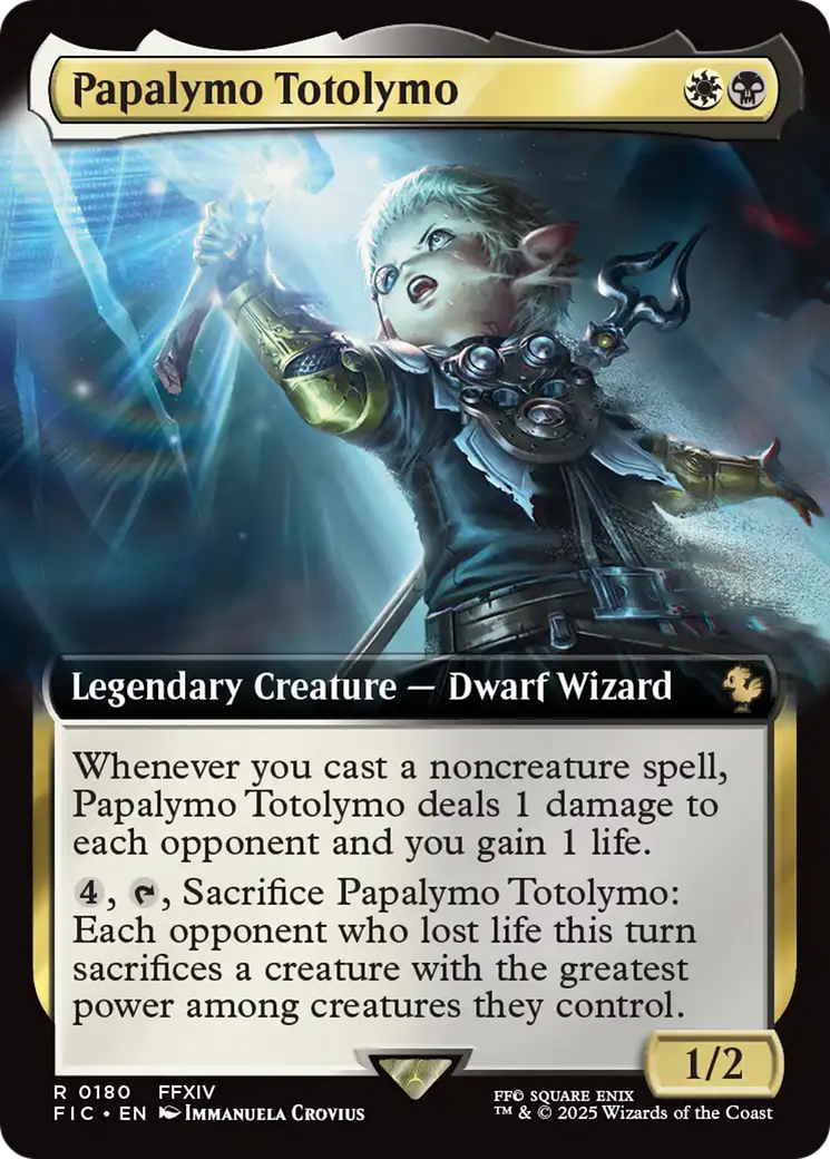 Papalymo Totolymo (Extended Art) [FINAL FANTASY Commander] | Exor Games Truro