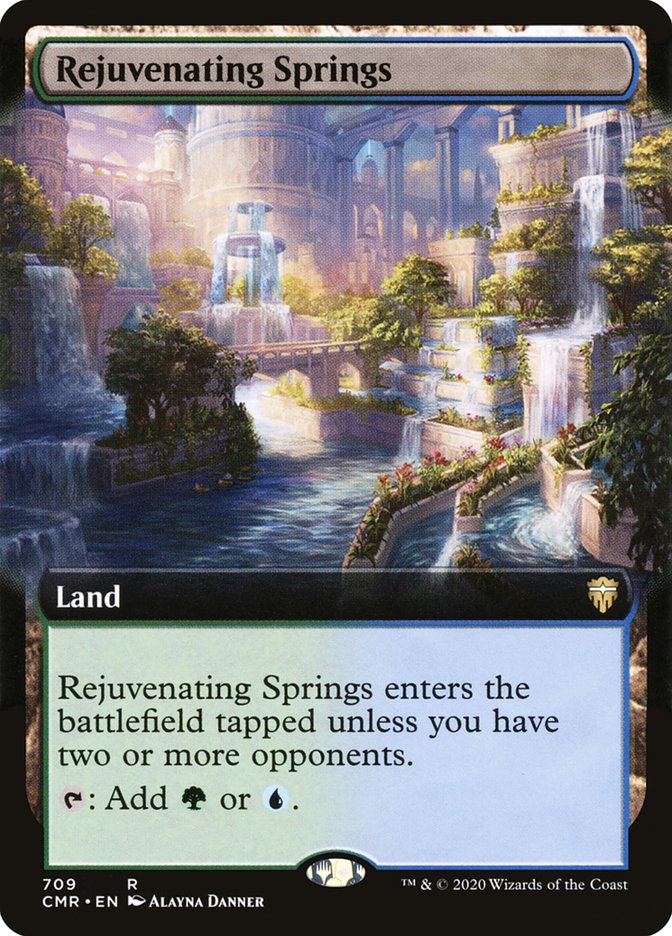 Rejuvenating Springs (Extended Art) [Commander Legends] | Exor Games Truro