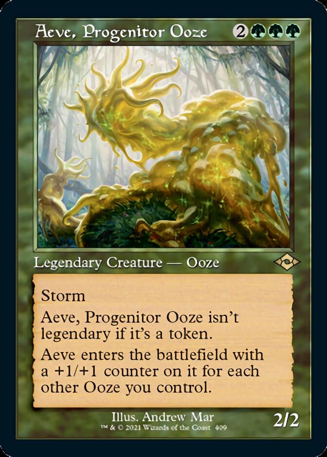 Aeve, Progenitor Ooze (Retro Foil Etched) [Modern Horizons 2] | Exor Games Truro